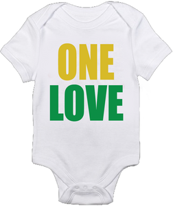 One Love Island Baby Onesie