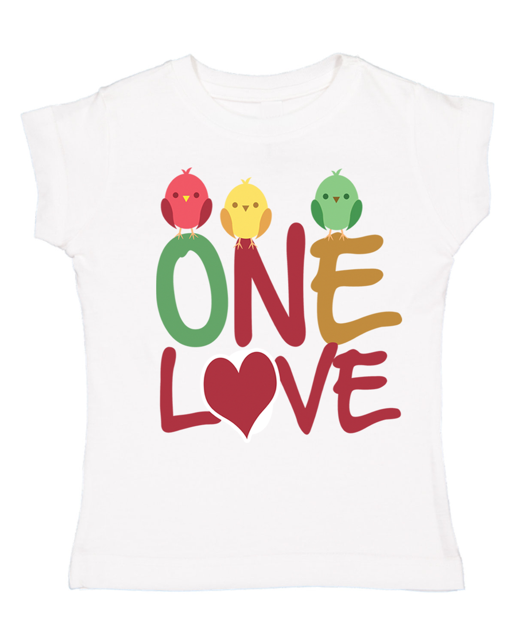 One Love T-Shirt- Girls
